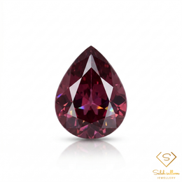 0.40 Ct Natural Unheated Madagascar Ruby Pear Cut Loose Gemstone – Purplish Red Ruby