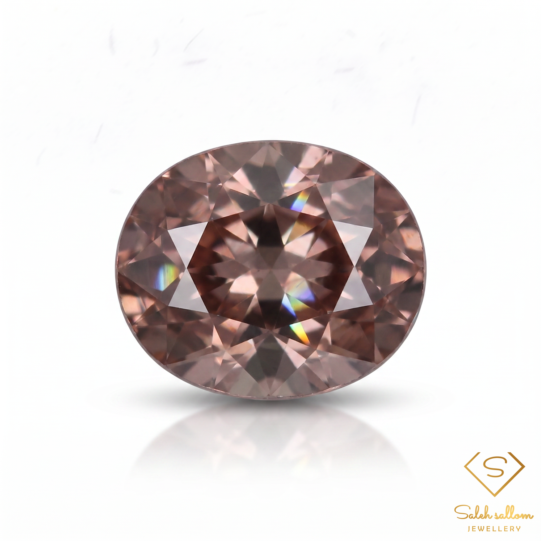 0.38 Ct Heated Purple Sapphire Oval Cut Loose Gemstone – Pinkish Purple Sapphire VS Clarity