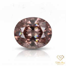 0.38 Ct Heated Purple Sapphire Oval Cut Loose Gemstone – Pinkish Purple Sapphire VS Clarity