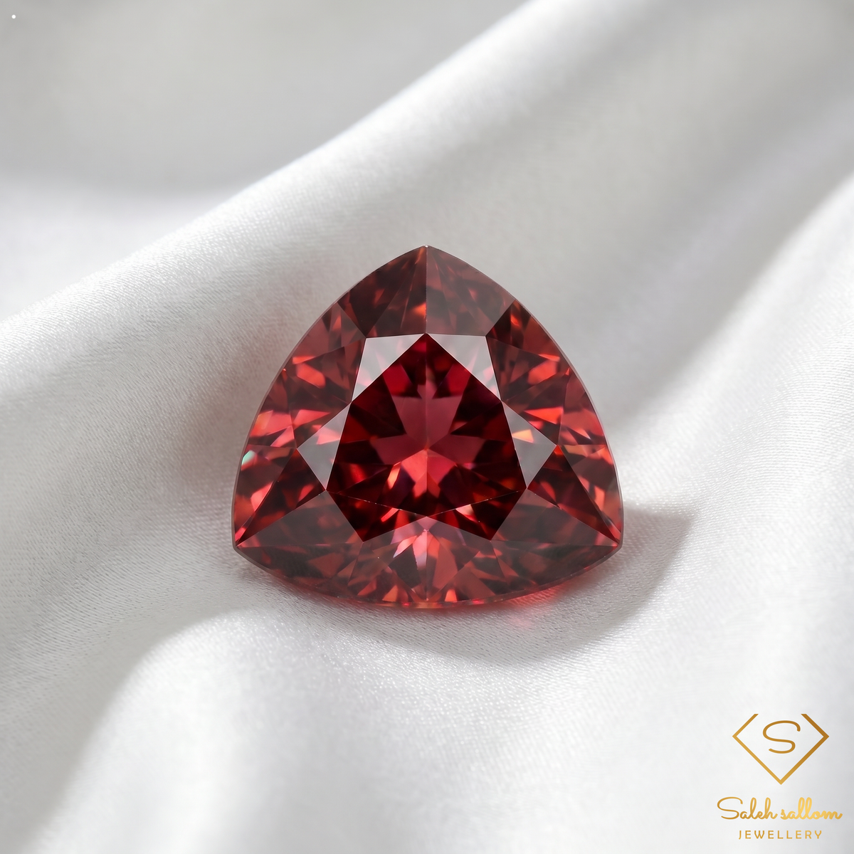 0.46 Ct Natural Unheated Purple Sapphire VS Pear Cut Loose Gemstone – Reddish Purple Sapphire from Tanzania