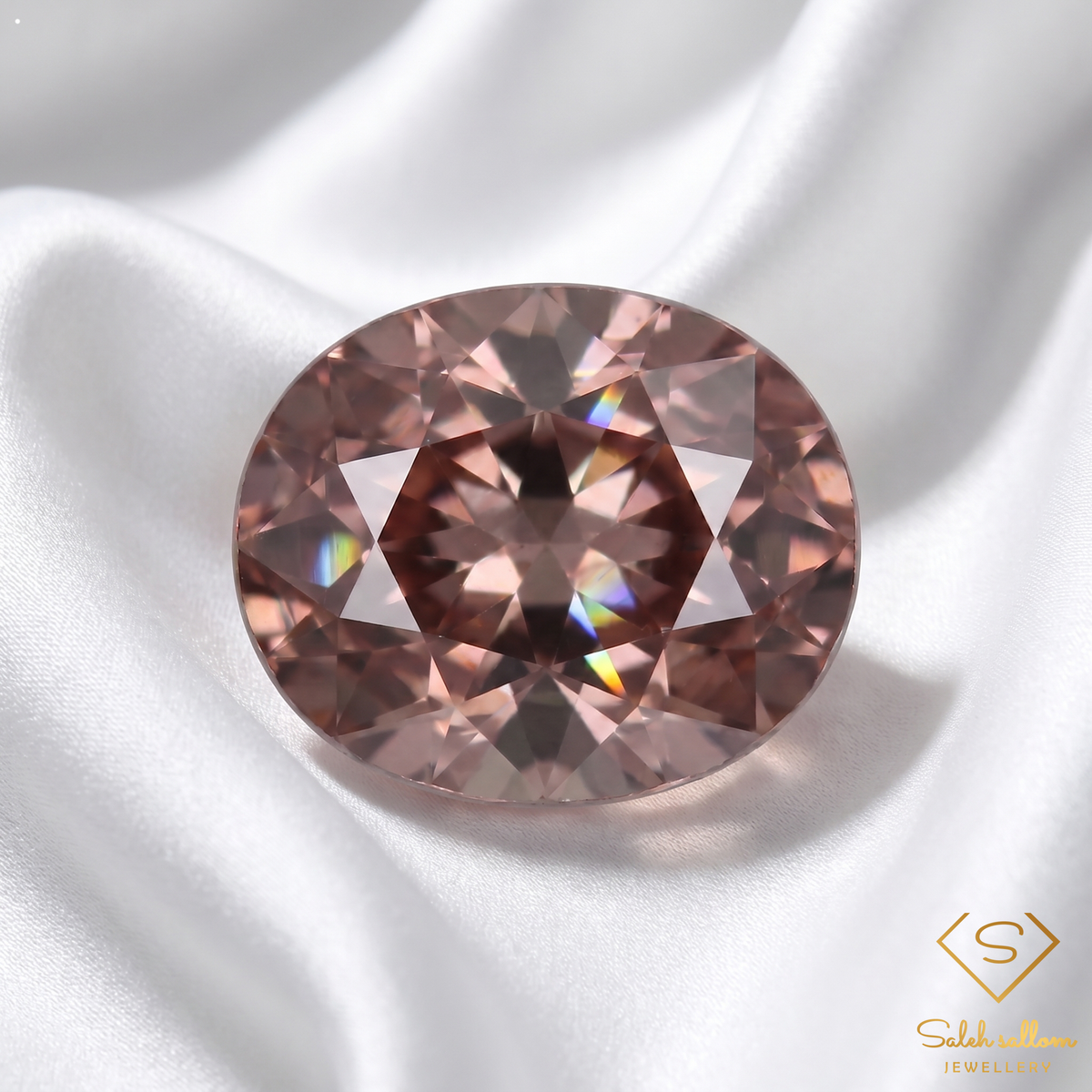 0.38 Ct Heated Purple Sapphire Oval Cut Loose Gemstone – Pinkish Purple Sapphire VS Clarity