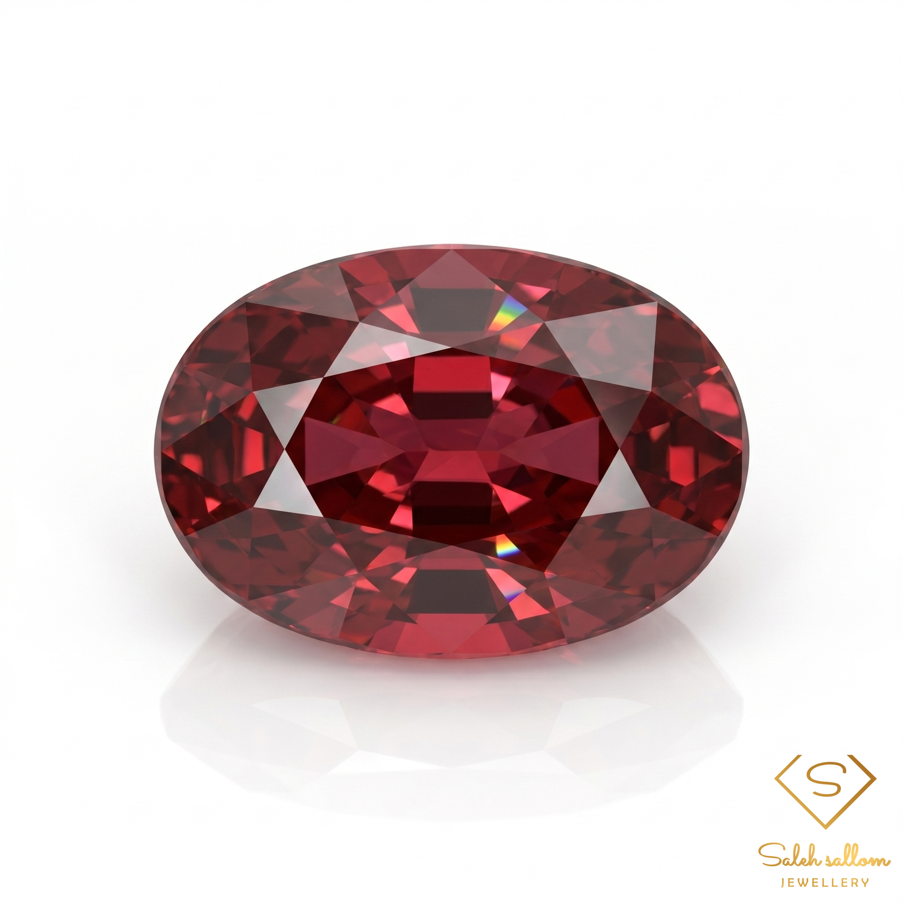 0.48 Ct Heated Madagascar Ruby Oval Cut Loose Gemstone – Purplish Red Natural Ruby