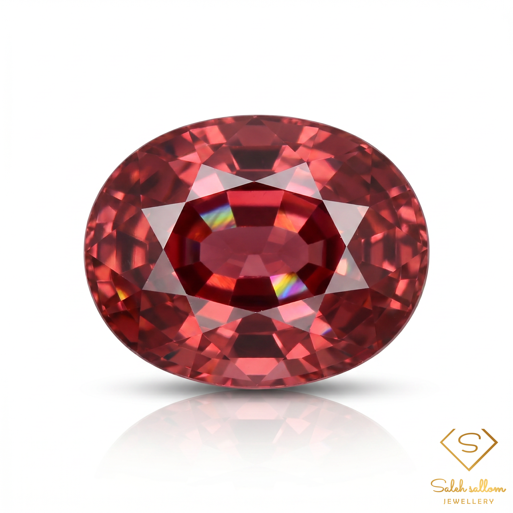 0.38 Ct Heated Madagascar Ruby Oval Cut Loose Gemstone – Purplish Red Ruby VS Clarity