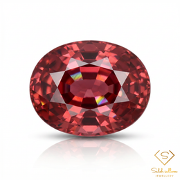 0.38 Ct Heated Madagascar Ruby Oval Cut Loose Gemstone – Purplish Red Ruby VS Clarity