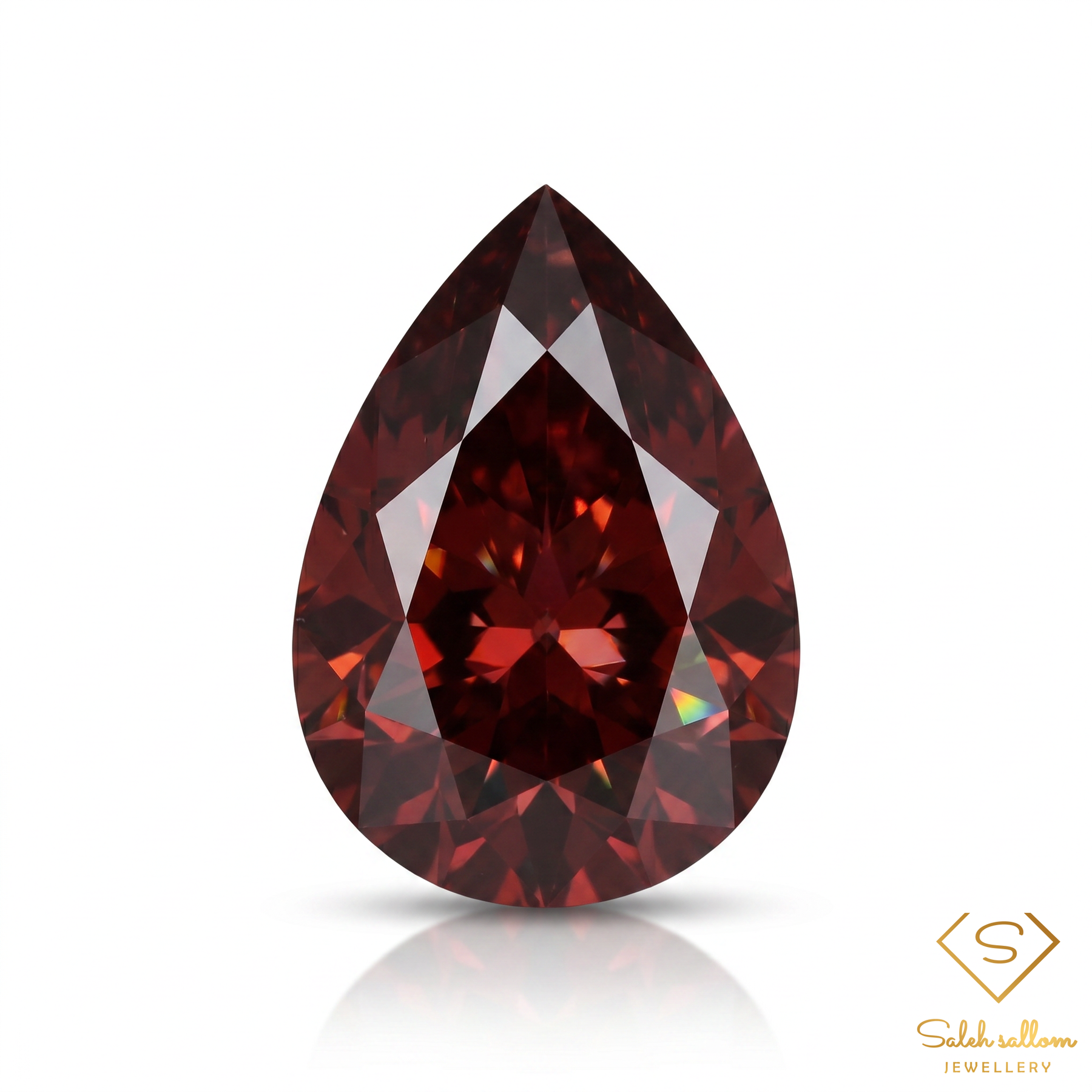 0.28 Ct Natural Unheated Madagascar Ruby Pear Cut Loose Gemstone – Red Ruby