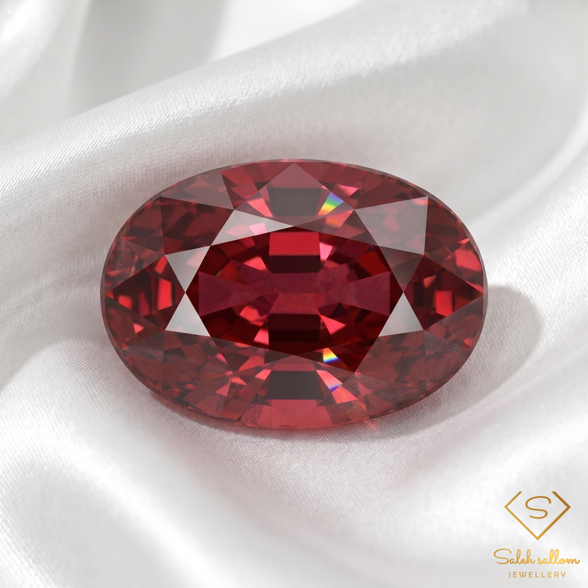 0.48 Ct Heated Madagascar Ruby Oval Cut Loose Gemstone – Purplish Red Natural Ruby