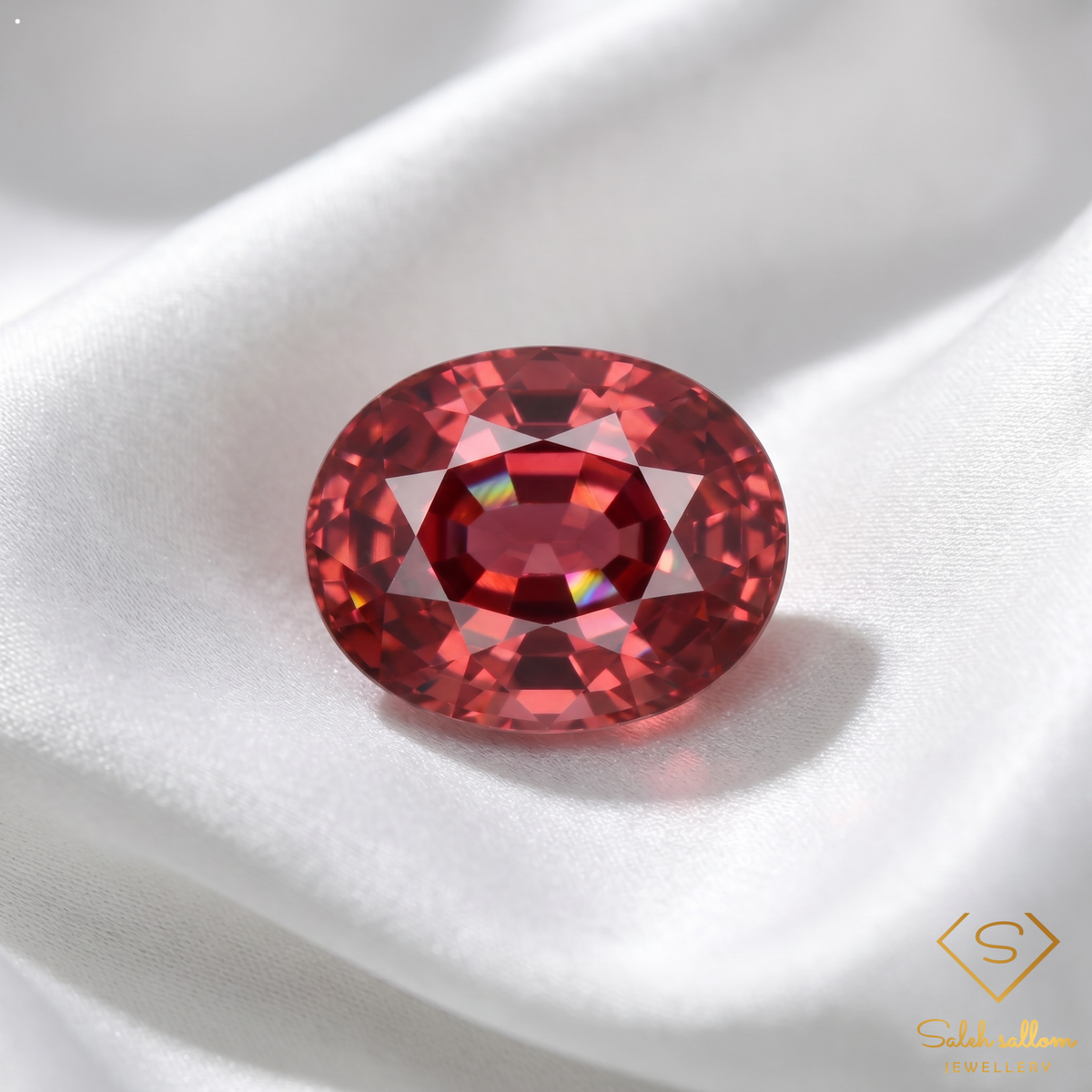 0.38 Ct Heated Madagascar Ruby Oval Cut Loose Gemstone – Purplish Red Ruby VS Clarity