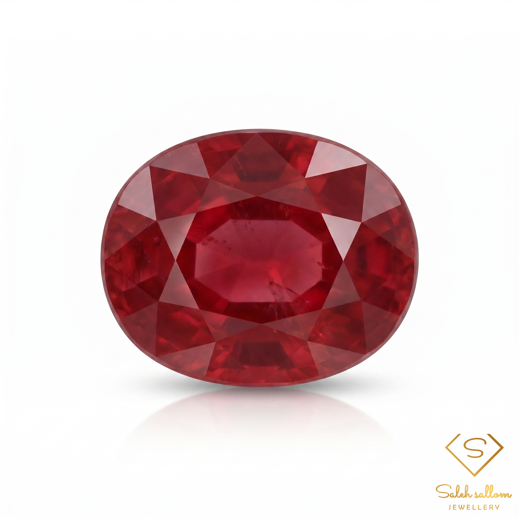 1.07 Ct Natural Ruby Oval Cut Loose Gemstone – Vivid Red Precious Ruby