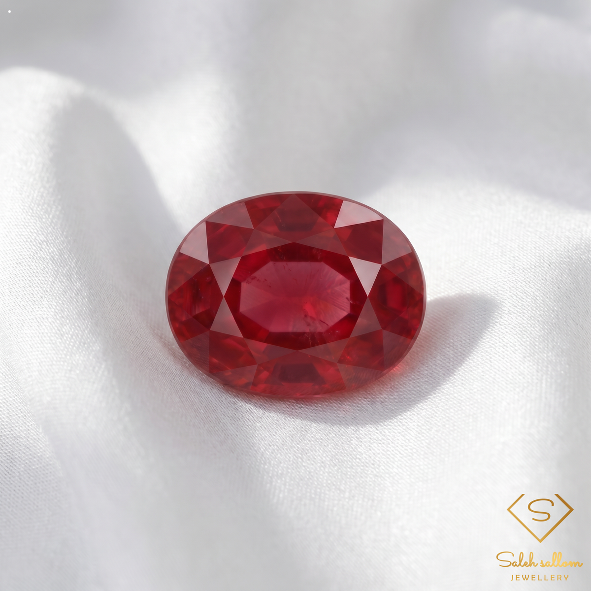 1.07 Ct Natural Ruby Oval Cut Loose Gemstone – Vivid Red Precious Ruby