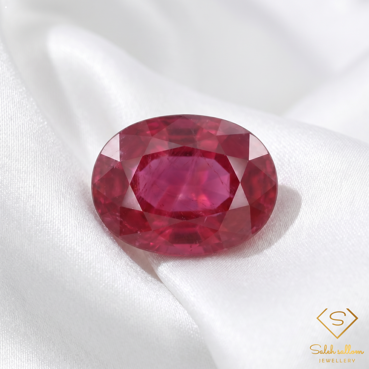 1.16 Ct Natural Unheated Tanzanian Ruby Oval Cut Loose Gemstone – Purplish Red Ruby