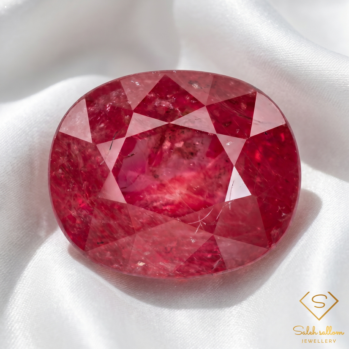 2.08 Ct Natural Red Ruby Cushion Cut Loose Gemstone – Heated Mozambique Ruby