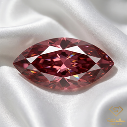 1.73 Ct Marquise Cut Ruby Loose Gemstone – Rich Purplish Red Color
