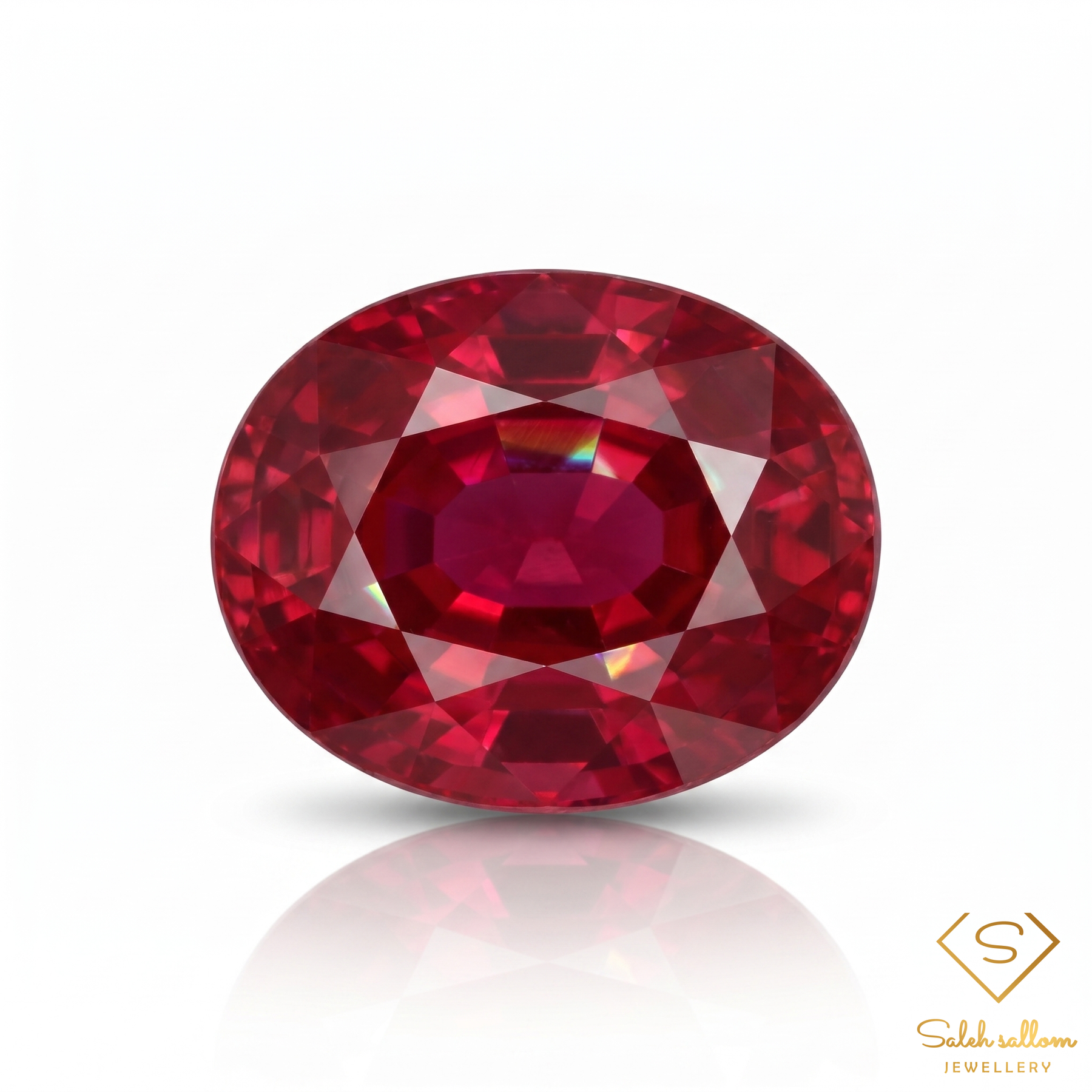0.52 Ct Oval Cut Madagascar Ruby – Unheated Purplish Red Natural Ruby Gemstone