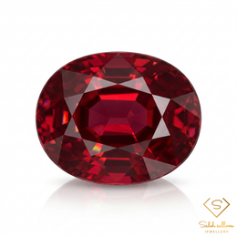 0.50 Ct Oval Cut Madagascar Ruby – Unheated Purplish Red Natural Ruby Gemstone
