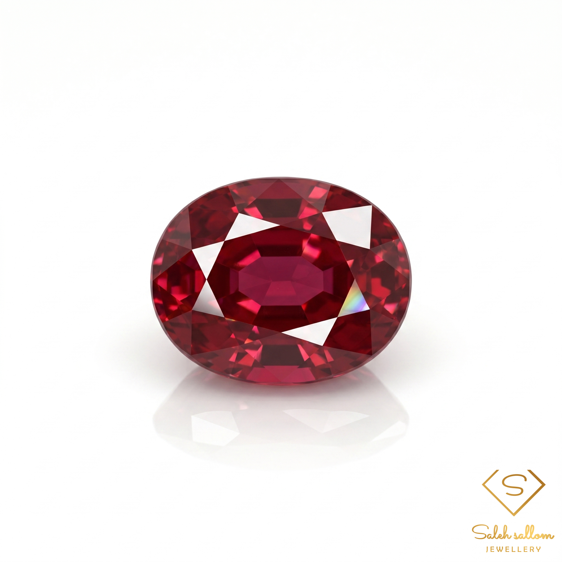 0.37 Ct Oval Cut Madagascar Ruby – Heated Natural Red Ruby Gemstone