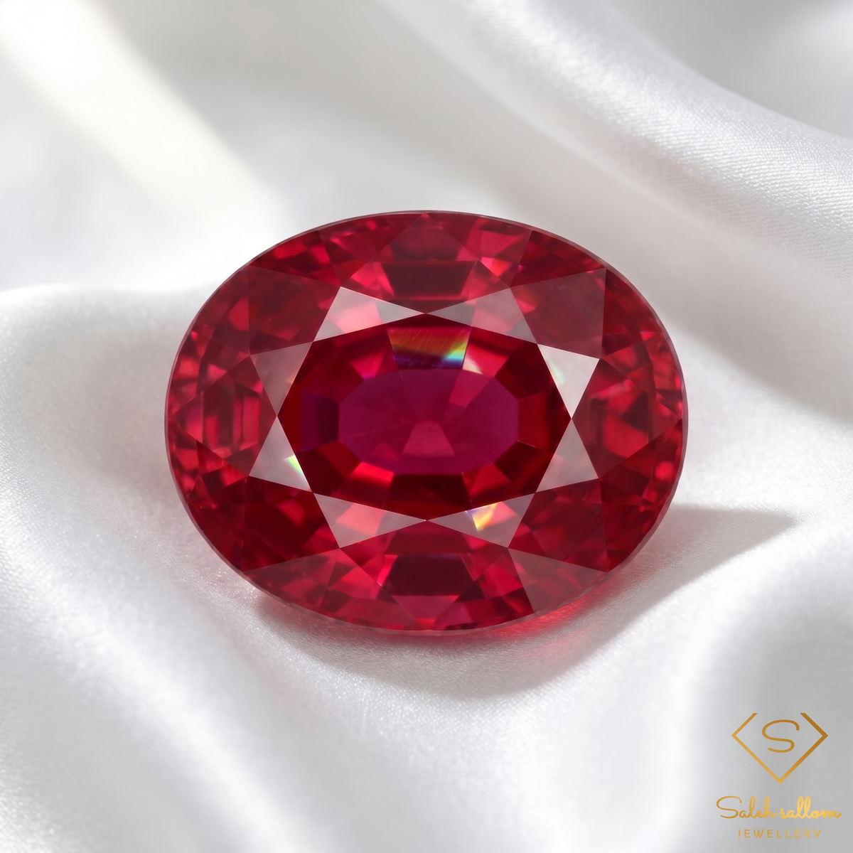 0.52 Ct Oval Cut Madagascar Ruby – Unheated Purplish Red Natural Ruby Gemstone