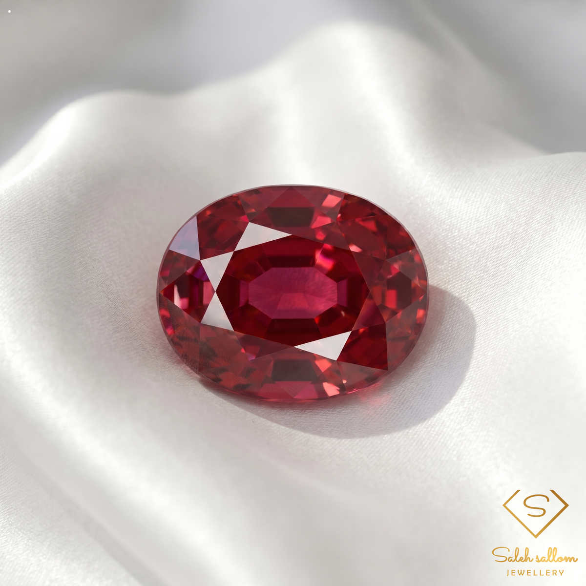 0.37 Ct Oval Cut Madagascar Ruby – Heated Natural Red Ruby Gemstone