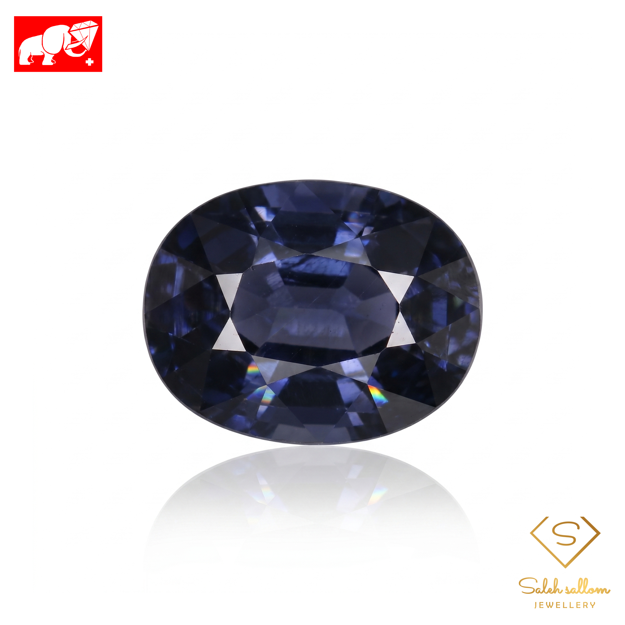 2.22 Ct Natural Violet Spinel | Vivid Violet Oval Cut | Unheated & Untreated Spinel Main image
