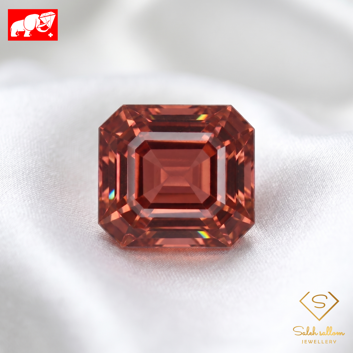 3.40 Ct Natural Pink Tourmaline | Octagon Step Cut | GFCO Certified Pink Tourmaline-Saleh Sallom