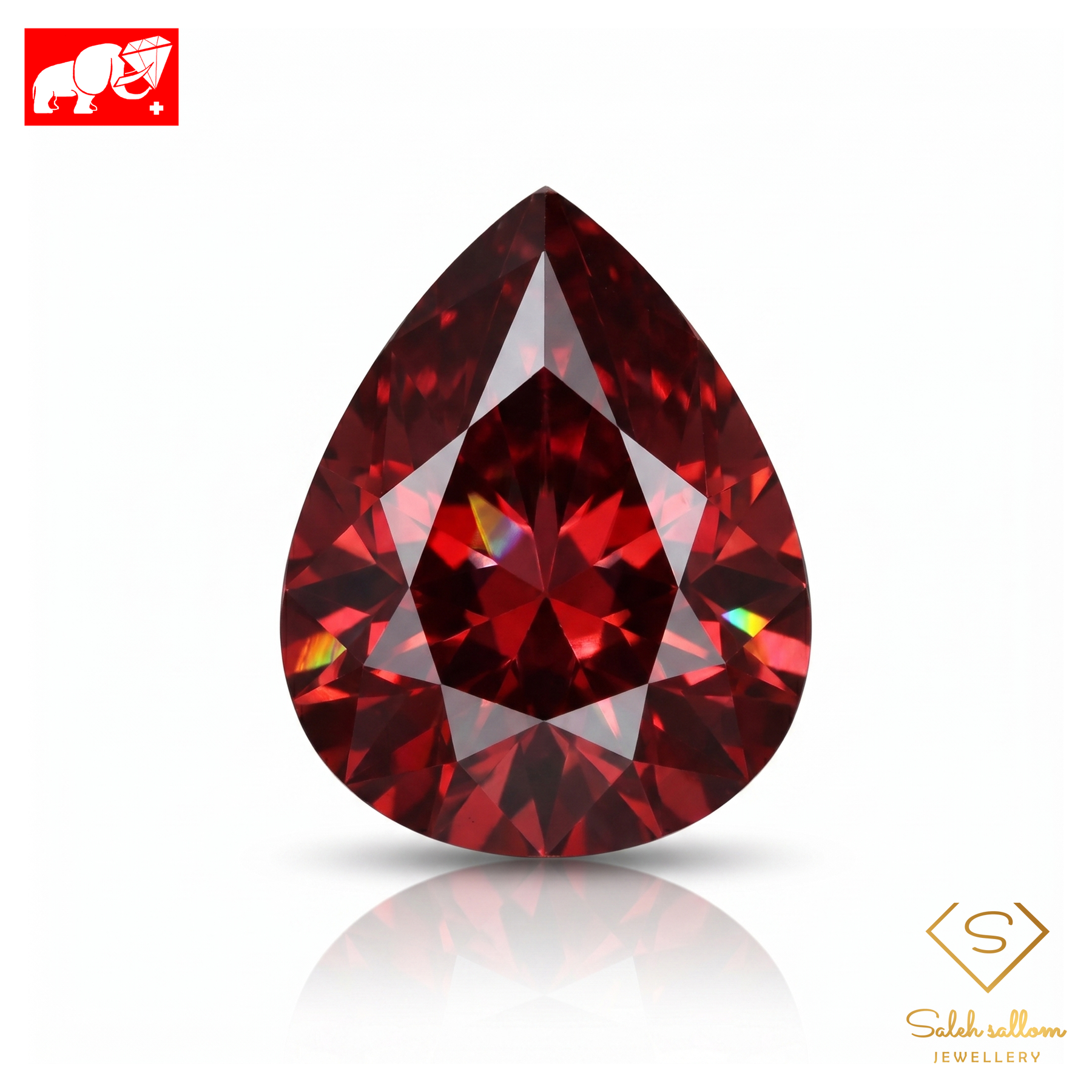 5.45 Ct Natural Pink Zircon | Pear Cut Zircon | Vibrant Pink Collector Gemstone