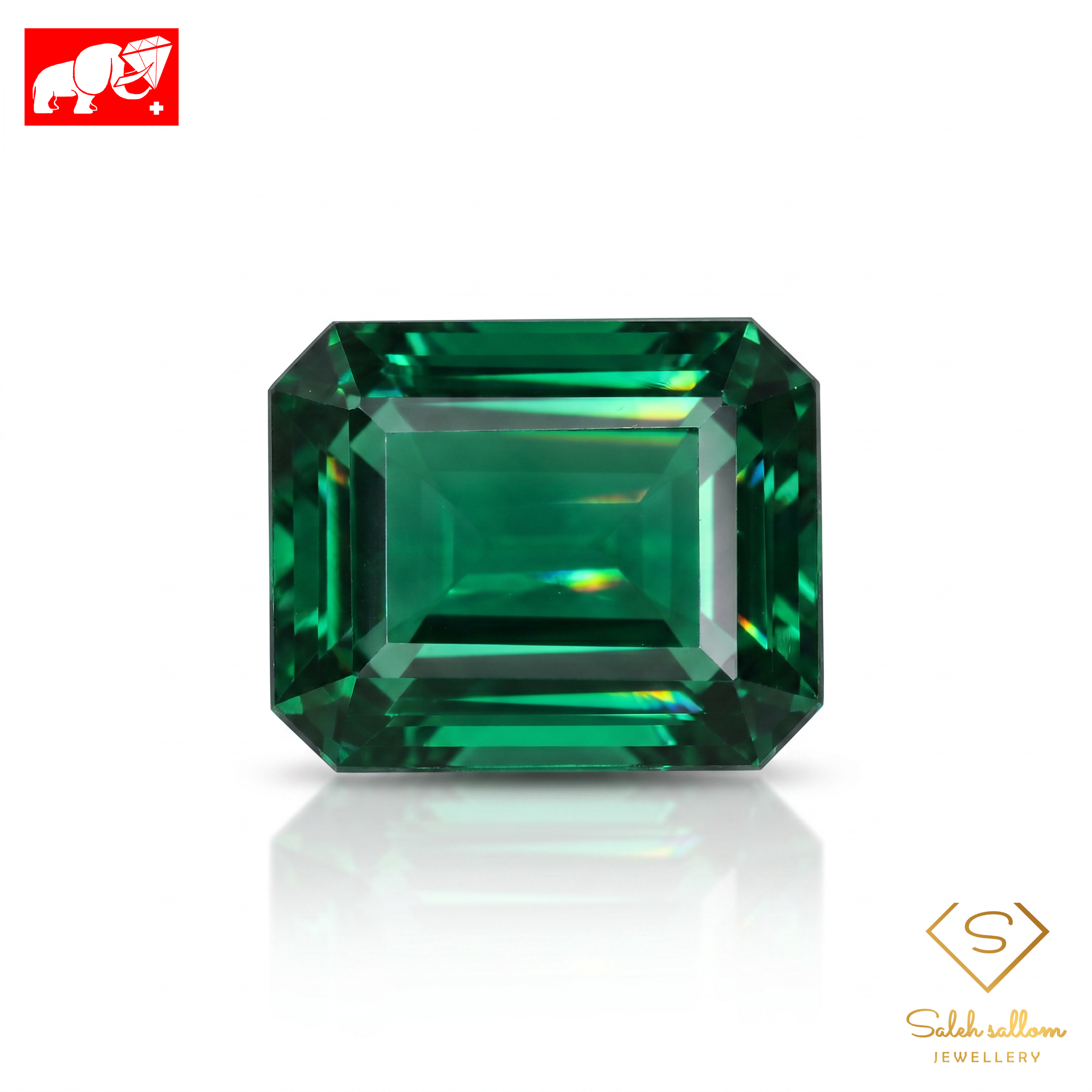 3.03 Ct Natural Green Tourmaline | Emerald-Cut Green Tourmaline | Elegant Octagon Step Cut Gemstone Main image