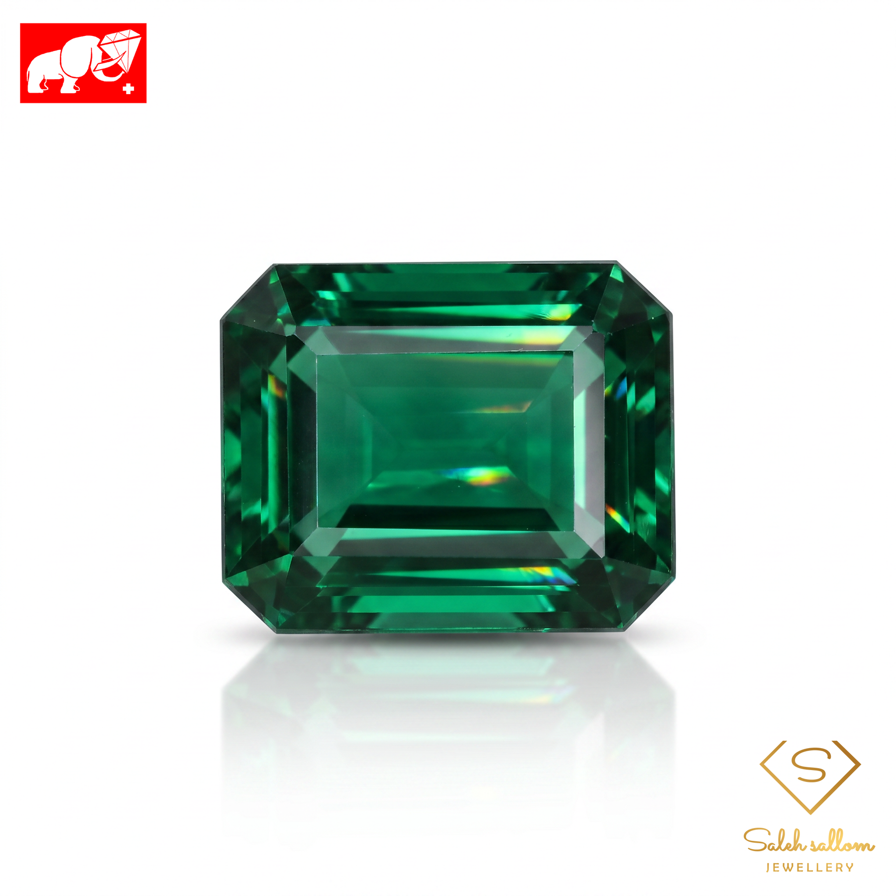 3.03 Ct Natural Green Tourmaline | Emerald-Cut Green Tourmaline | Elegant Octagon Step Cut Gemstone