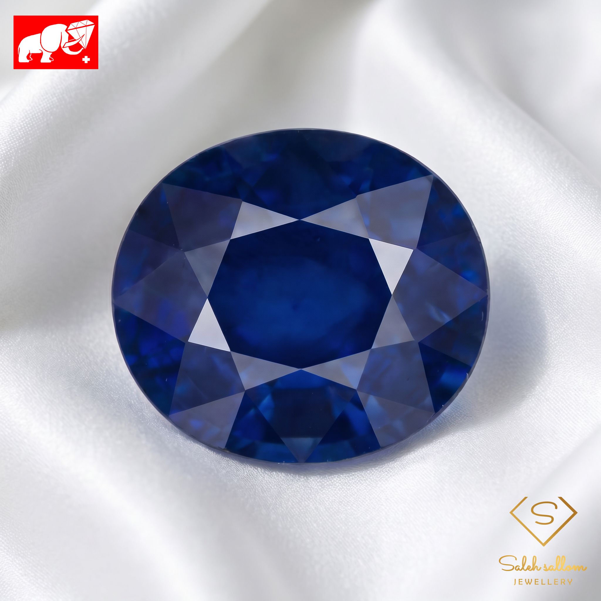 2.33 Ct Royal Blue Sapphire | Natural Sapphire | Oval Cut Blue Corundum Secondary image