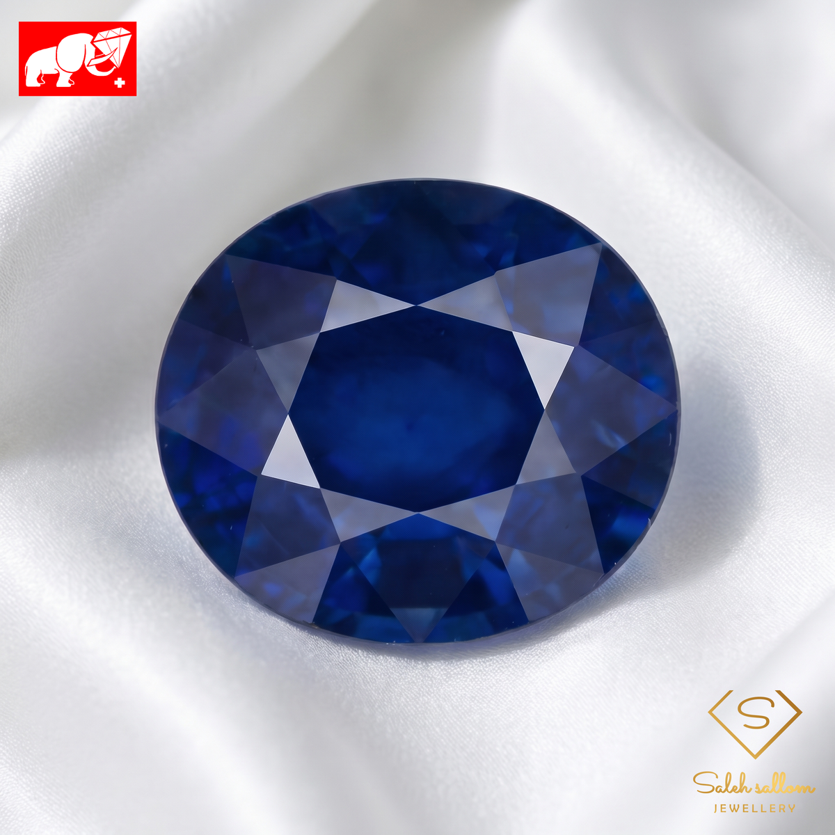 2.33 Ct Royal Blue Sapphire | Natural Sapphire | Oval Cut Blue Corundum-Saleh Sallom