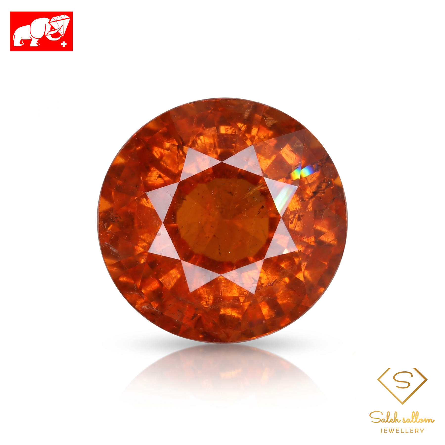 3.01 Ct Natural Spessartite Garnet | Fanta Orange | Untreated Oval Cut Garnet