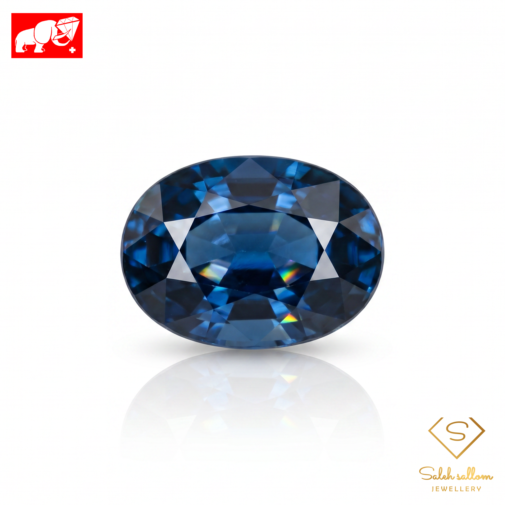 1.18 Ct Natural Blue Sapphire | No Heat | Untreated Oval Sapphire Main image