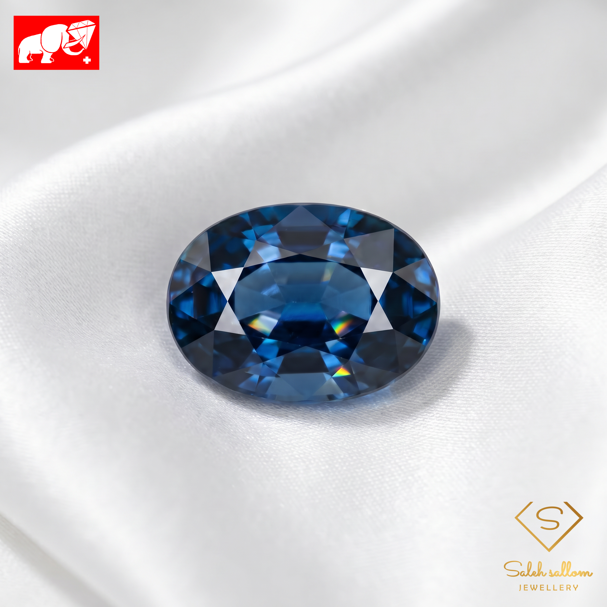 1.18 Ct Natural Blue Sapphire | No Heat | Untreated Oval Sapphire Secondary image