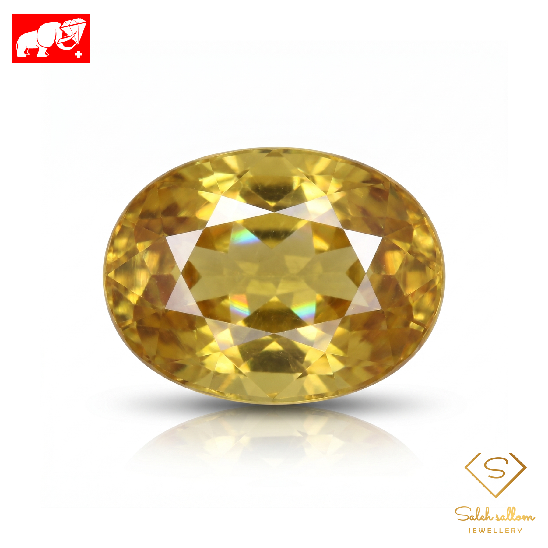 2.35 Ct Natural Yellow-Green Sphene | Neon Yellow-Green | Untreated Cushion Cut Titanite