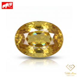 2.35 Ct Natural Yellow-Green Sphene | Neon Yellow-Green | Untreated Cushion Cut Titanite
