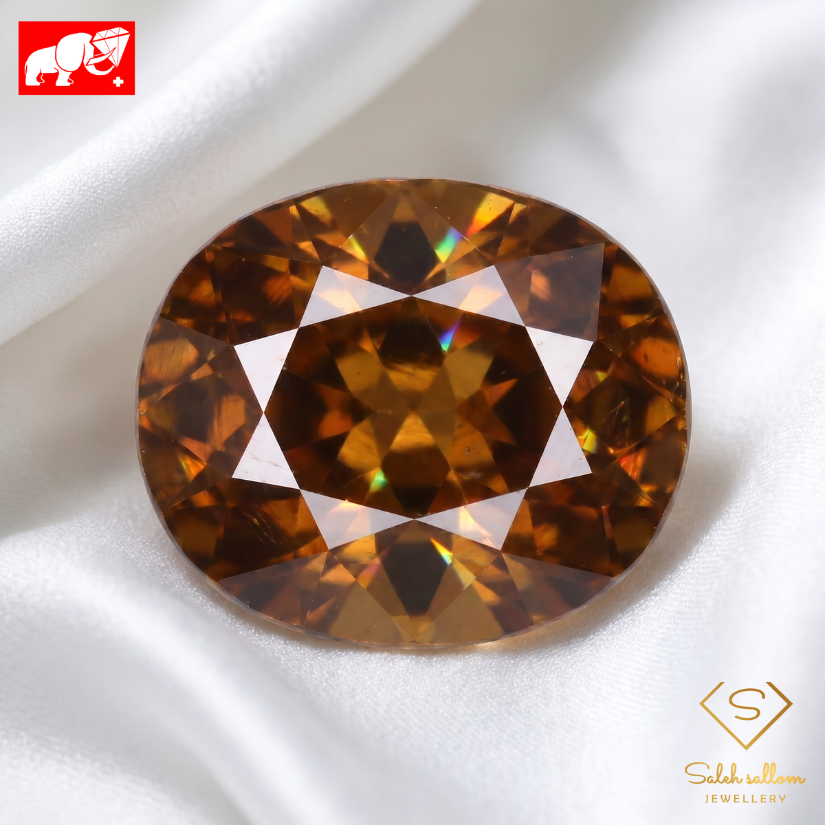 2.27 Ct Natural Yellow Sphene (Titanite) | Greenish-Yellow Oval Cut | Untreated Collector Gemstone-Saleh Sallom