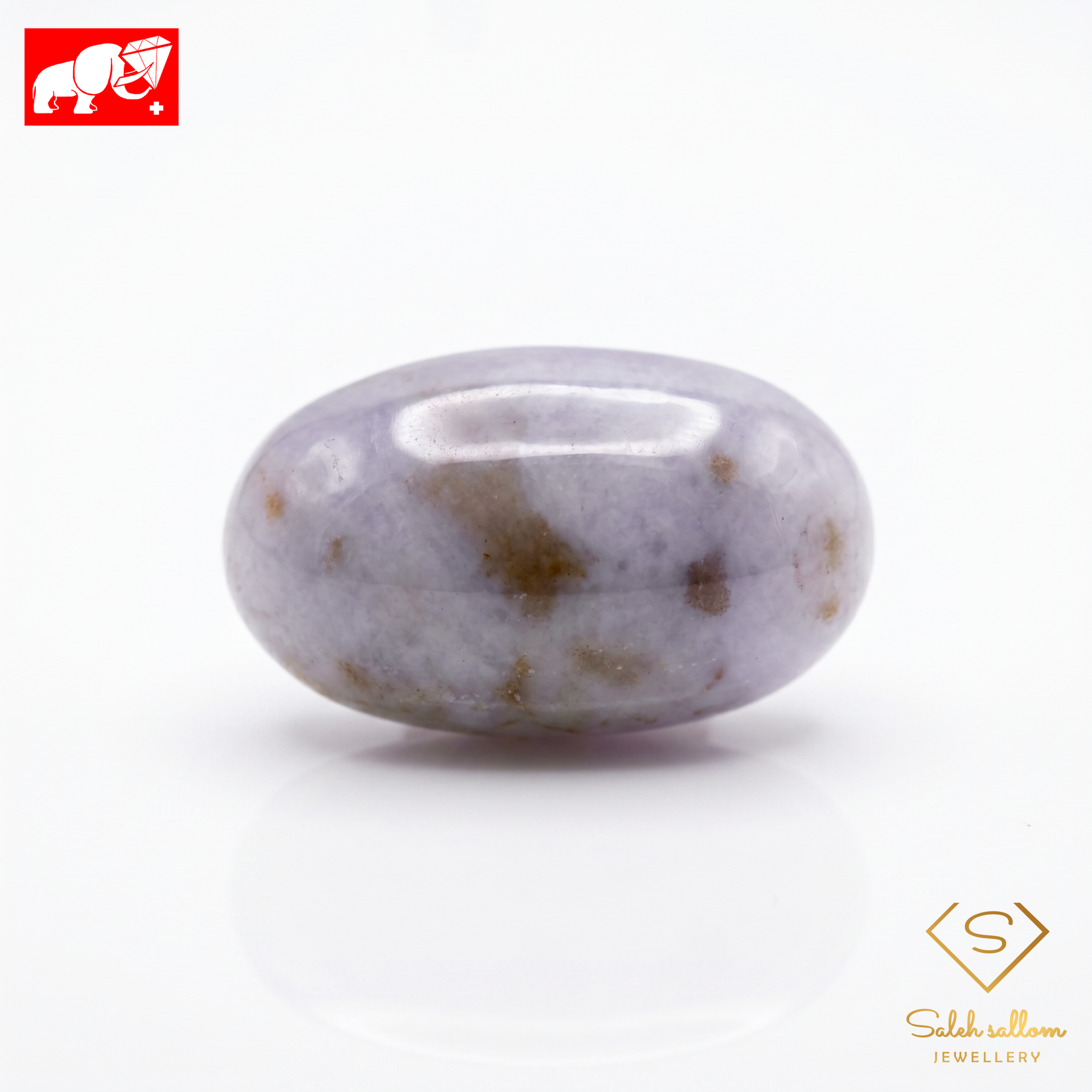 25.21 Ct Natural Lavender Jadeite Jade (Type A) Cabochon | Untreated Lavender Jade
