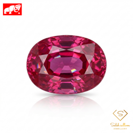 1.14 Ct Natural Unheated Ruby | Cushion Cut Vivid Pinkish-Red Ruby