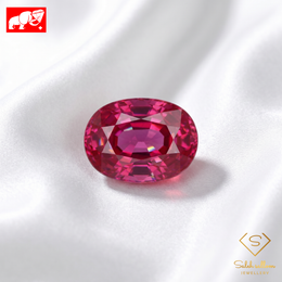 1.14 Ct Natural Unheated Ruby | Cushion Cut Vivid Pinkish-Red Ruby