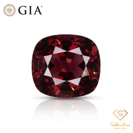 8.76 Ct Natural Rubellite Tourmaline | GIA Certified Purplish Red Tourmaline | Cushion Cut Collector Gemstone