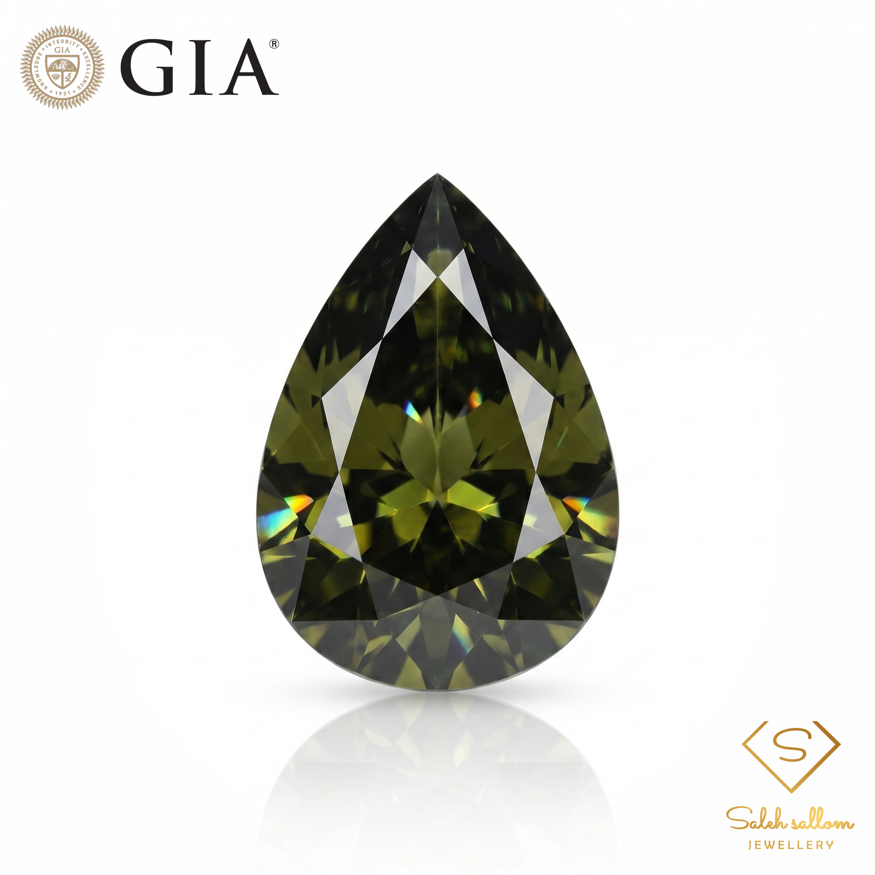 2.35 Ct Color Change Tourmaline | GIA Certified Color Change Tourmaline | Pear Cut Collector Gemstone