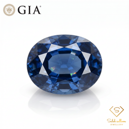 1.47 Ct Natural Unheated Blue Sapphire | GIA Certified Transparent Blue Sapphire | Luxury Oval Cut Gemstone