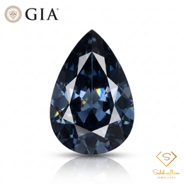 3.55 Ct Natural Unheated Violetish Blue Spinel | GIA Certified Pear Cut Spinel | Collector Gemstone