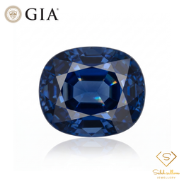 7.07 Ct Natural Unheated Blue Sapphire | GIA Certified Cushion Cut Sapphire | Collector Gemstone