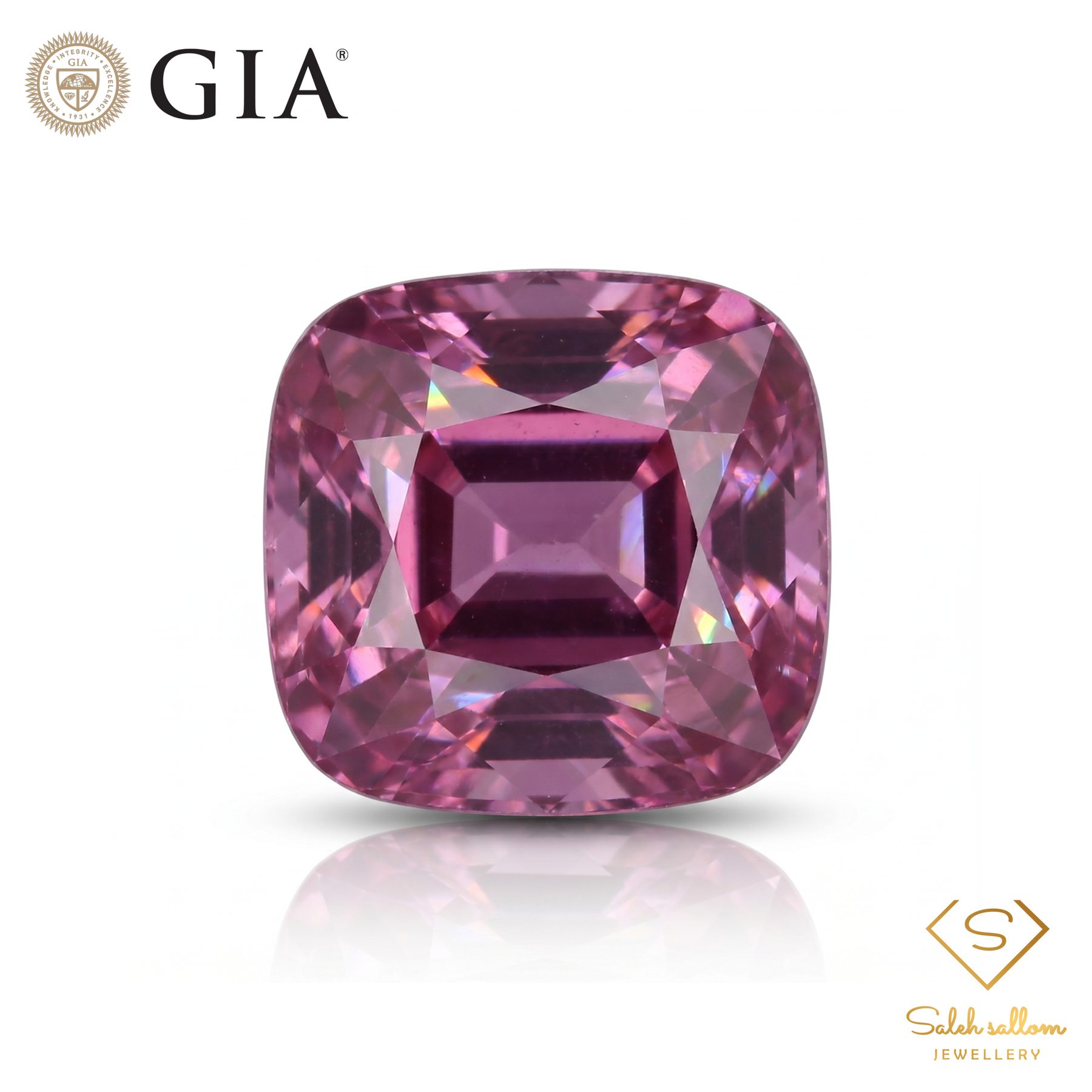 4.12 Ct Natural Color-Change Pyrope-Spessartine Garnet | GIA Certified Cushion Cut Garnet | Collector Gemstone