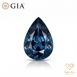 2.33 Ct Natural Unheated Blue Sapphire | GIA Certified Pear Cut Sapphire | Fine Collector Gemstone