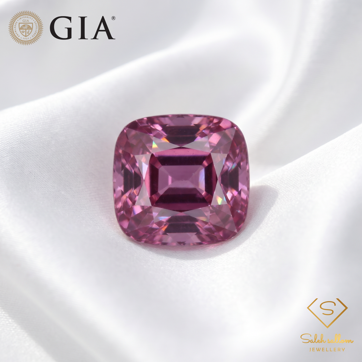 4.12 Ct Natural Color-Change Pyrope-Spessartine Garnet | GIA Certified Cushion Cut Garnet | Collector Gemstone