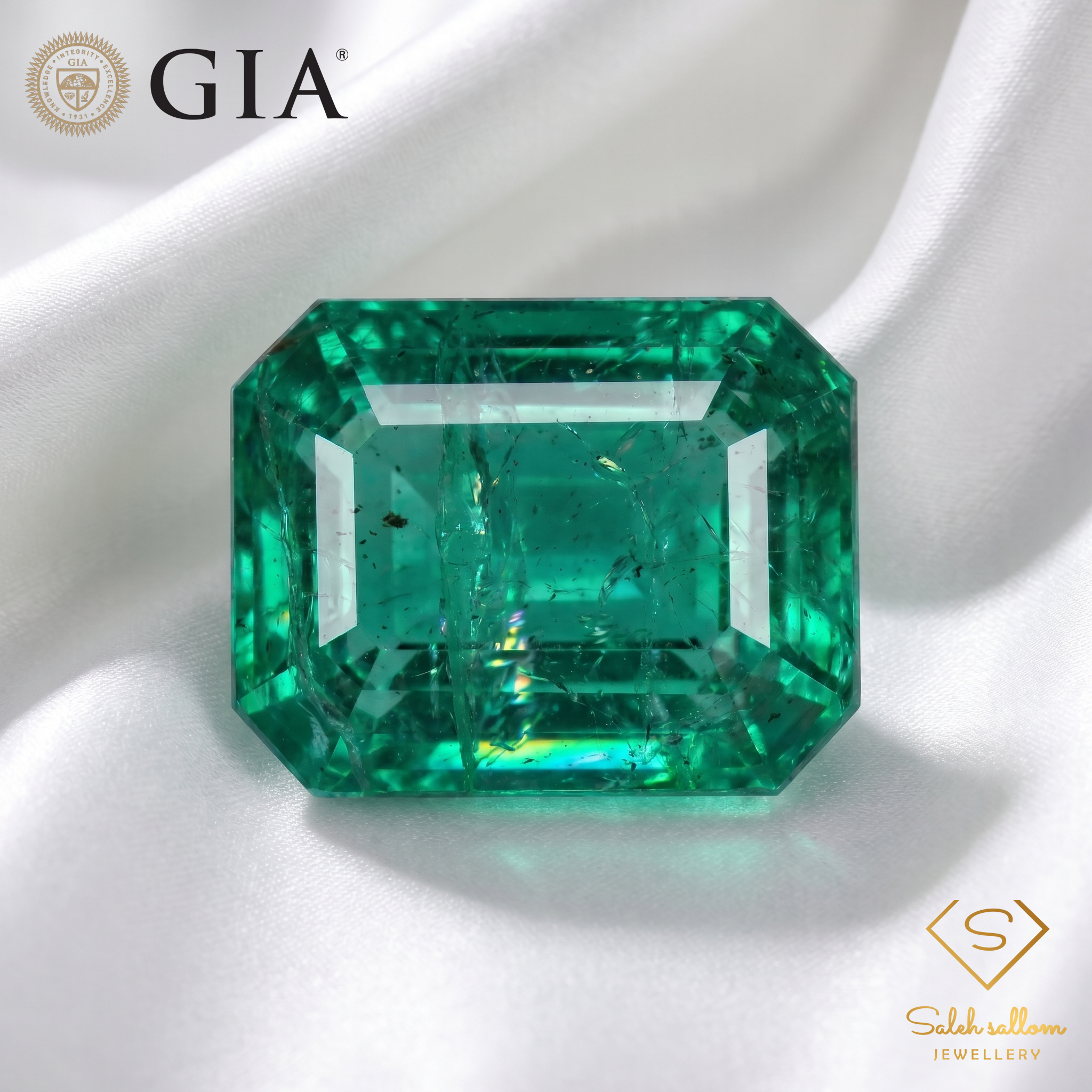 5.94 Ct Natural Zambian Emerald | GIA Certified Octagonal Step Cut Emerald | Collector Gemstone Secondary image