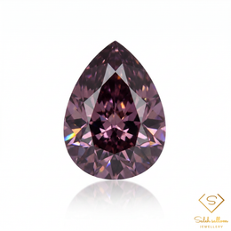 0.57 Ct Natural Pinkish Purple Spinel | VS Clarity Pear Cut Spinel | Fine Collector Gemstone