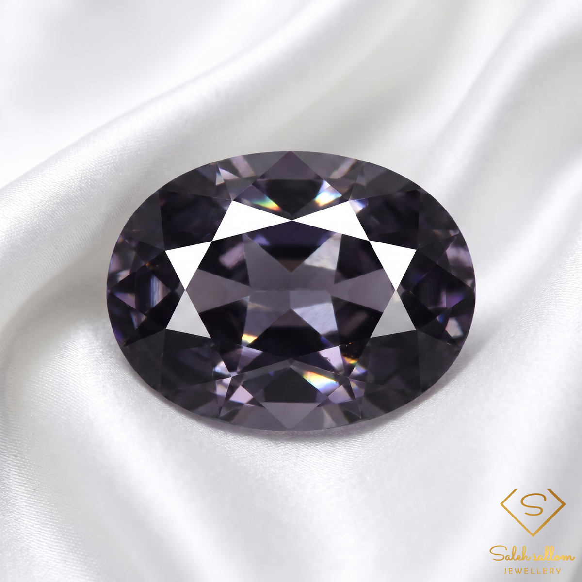 1.29 Ct Natural Purple Spinel | Myanmar Origin Oval Cut Spinel | Collector Gemstone