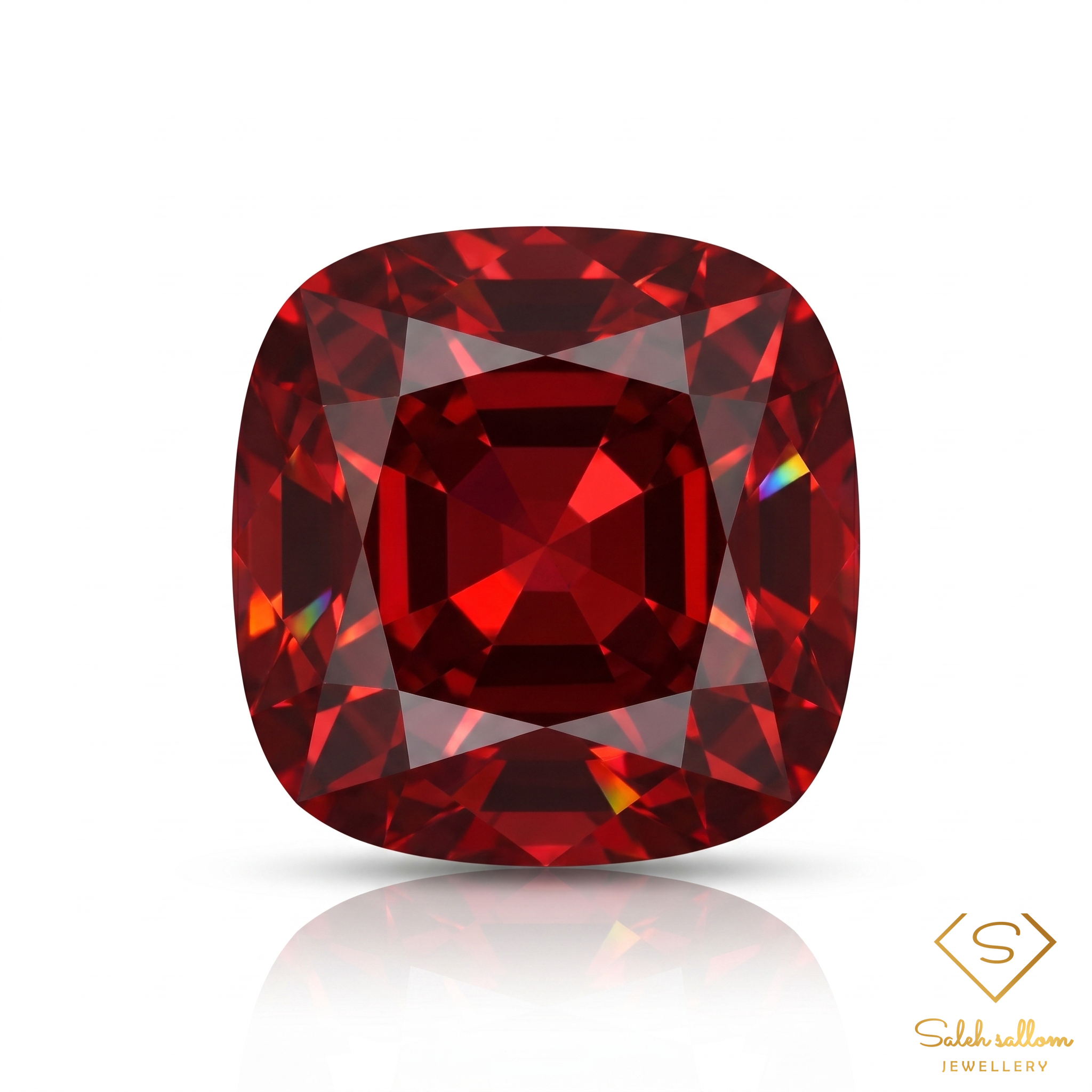 0.69 Ct Natural Red Spinel | Cushion Cut Fine Spinel | Collector Gemstone Main image