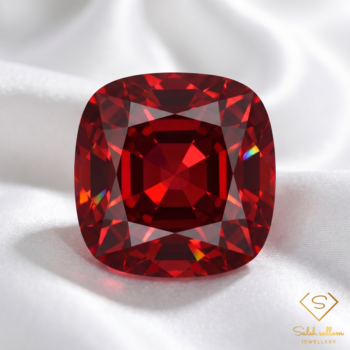 0.46 Ct Natural Red Spinel | Cushion Cut Fine Spinel | Collector Gemstone
